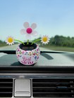 Solar Dancing Flower Swinging Dancing Toy Car Home Decoration