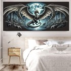 Fantasy Dragon 5d Diamond Painting Kits For Adults  Animal Landscape Diamond