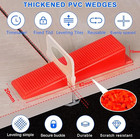 50pcs Reusable Tile Leveling Wedges Clips For Ceramic Wall   Floor Tiling - New