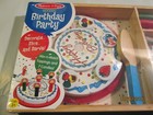 Melissa   Doug Birthday Party Pretend Play Cake Wooden Food   Toppings 