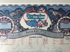 Framed Ringling Brothers Specimen Collectible Stock Certificate