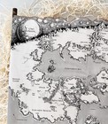Map Of Dreamlands On Handmade Scroll  Hp Lovecraft s Dream Cycle  Dreamworld