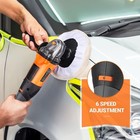 Buffer Polisher  7-inch Car Polisher  10a 6 Variable Speeds From 1500 3500 Rpm d