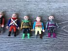 Playmobil People Character Figures Lot Of 7 Knights Pirates Figures Vintage 90s