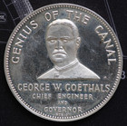 1971 Franklin Mint  the Opening Of The Panama Canal  Medal 0 925 Silver Lvb1 616