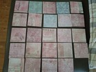 24 Pc  Double Sided 6x6 Pink   Teal Card Kit Patterened Paper