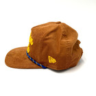 New Era Golden State Warriors Corduroy Brown Golfer Snapback Hat Osfm New