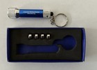 American Welding Society Blue Keychain Flashlight In Box