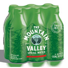 Mountain Valley Spring Water  Half Liter  6pk Oneday Ship    