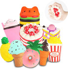 Slow Rising Jumbo Squishies Toys Set - 9 Pack Soft Kawaii Squishy Hamburger P   
