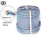 1 2  X 150  Arborist Tree Climbing Rope Braided Nylon Core Polyester 16 Strand