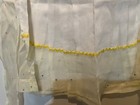 Lot Of 2 Vintage Yellow  Waist Aprons  Handmade 