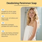 1 3pcs Swarva Persimmon Soap Bar Body Odor Control Deodorant Soap For Men women