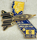 Vtg Lions Club 4-c1 Lockheed Sr-71 Blackbird Beale Afb Air Force Base Pin Button