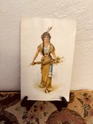Indian Maiden  Vintage 1908 Jessie Parker Barrick 5x9 Print Early 20th Century