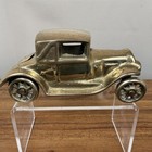 Vintage Brass Solid Metal Ford Model T Coupe Car Collectible 4 5 Inch