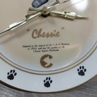 Vtg C   O R r  Chessie 10    Dinner Plate Clock Chesapeake   Ohio Rr Gold Trim Usa