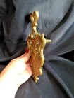 Sold Brass Trivet Decorative Floral And Scroll Work 3 Legs