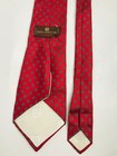 Guy Laroche Neck Tie 100  Silk Cravate Paris Red Geometric