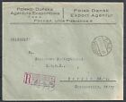 Poland 1925 Backside Franked R-firmcover Poznan To Berlin
