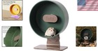 Silent 8 7-inch Hamster Wheel - Adjustable Height For Small Pets  Avocado Green