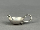 Georg Jensen Sterling Individual Salt Cellar s    Spoon s  No  110 Denmark