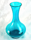 Vintage Blue Glass Vase