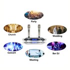 Staraudio 2 Channel Uhf Handheld Wireless Microphone System Audio Karaoke Dj Mic
