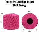 Cotton Crochet 30 Colors Available Size 10 - 50g Ball - Threadart