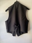 The Quacker Factory Black Sequin Teacher Novelty Vest Polyester Size L