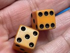          beautiful  Pair Of  Smaller Vintage Bakelite  Dice         bb-1
