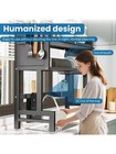 Hantai 3-tier Dish Drying Rack Over Sink Cover Kitchen Storage Rack