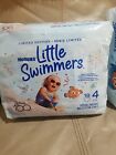 2 Huggies Little Swimmers Disposable Swimming Diapers  Size 4  24-34 Lbs   36 Ct