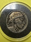 Hand-carved Hobo Nickel     Buffalo Nickel     Signed Two-sided Engraved Coin Ook