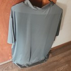 Adidas Men s Gray Polo Shirt L Short Sleeve Collared Button Logo Solid 