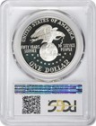 1991-s Uso Silver Commemorative Dollar Pr69dcam Pcgs Proof 69 Deep Cameo