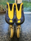 Bont Inline Speed Skates Mens 9 Eu 42 Blue Yellow Leather 5-wheel Hyper Nitrous
