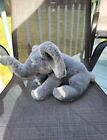 Animal Alley Elephant Plush 10  Sitting Gray Stuffed Animal 2000 Toys  r  Us