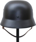 Ww2 Wwii German M35 Helmet Steel Stahlhelm Black Color