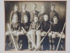 Rare Vintage C 1903 Intercollegiate Crimson Harvard University Hockey Team Photo