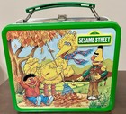 Vintage 1983 The Seasons Of Sesame Street Metal Lunch Box W thermos Aladdin New 