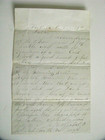 Civil War 166th Ohio Huron County Soldier Letter Fort Ward 1864