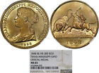 1898 Hk-283 Ngc Ms65 Trans-mississippi Expo Gilt Medal   Gorgeous Scarce Gem 