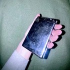 Vtg 40s Continental Double Sided Cigarette Case W built-in Butane Lighter
