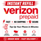 Verizon Prepaid Refill  40  Instant Fast Delivery Direct To Phone 