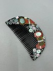 Vintage Traditional Japanese Kanzashi Hair Comb-half Moon Kushi Japan