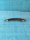 Vintage Spoon Barrette Silverware Style Sterling Silver 925 3  Hair Clip
