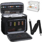 Sewing Machine Carrying Case With Multiple Storage Pockets For Accessories  Univ