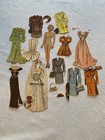 Large Vintage Mixed Lot  94 Pc  Paper Dolls   Clothes 3 Dolls Well Cared For