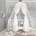 Bed Canopy For Girls - Soft  Washable And Easy To Install  Crib Canopy For 